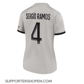 Paris Saint-Germain Sergio Ramos #4 Borta Matchtröja Dam 2022-23 Kortärmad